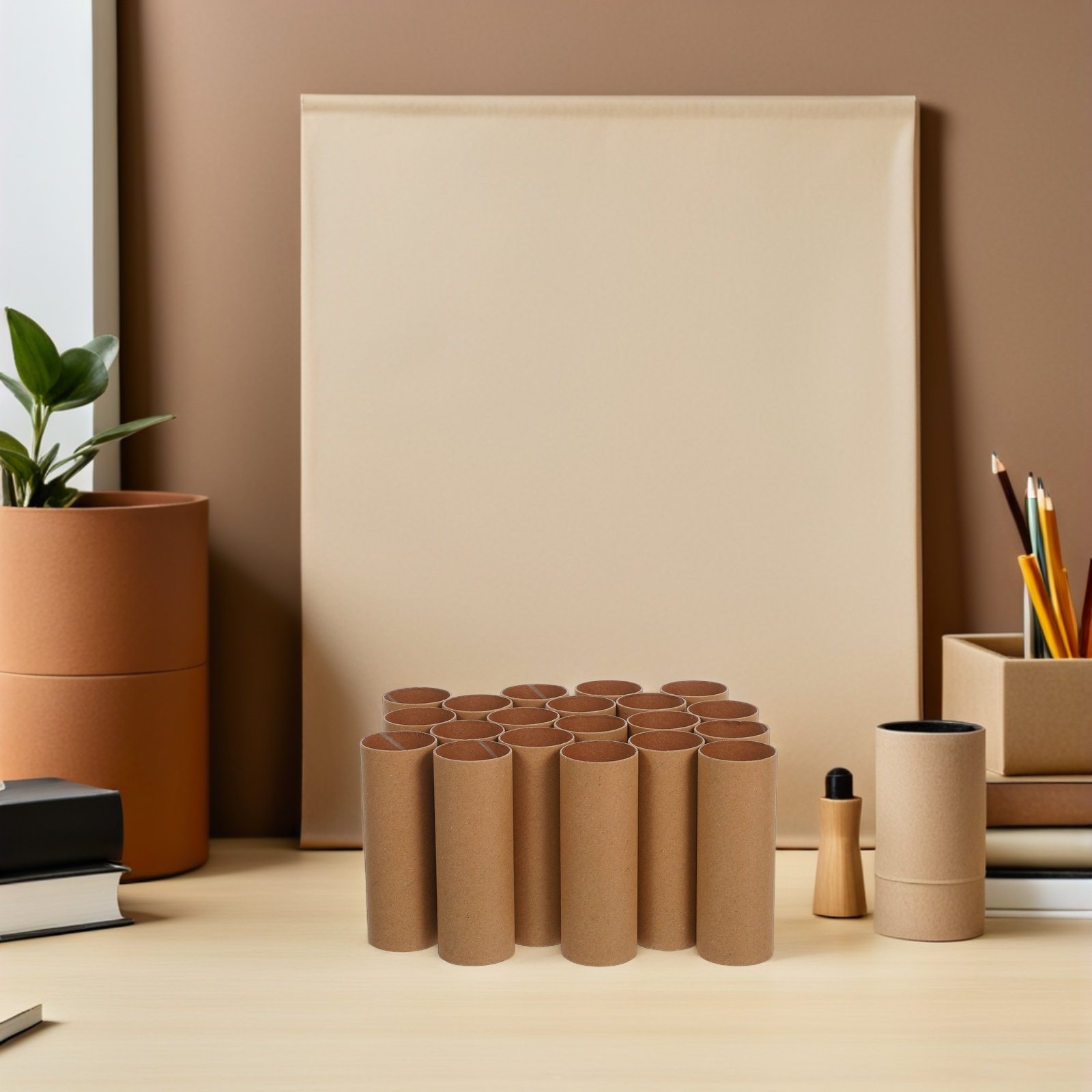 Art Craft Cardboard - 30 Adet El İşi Karton Tüp,
