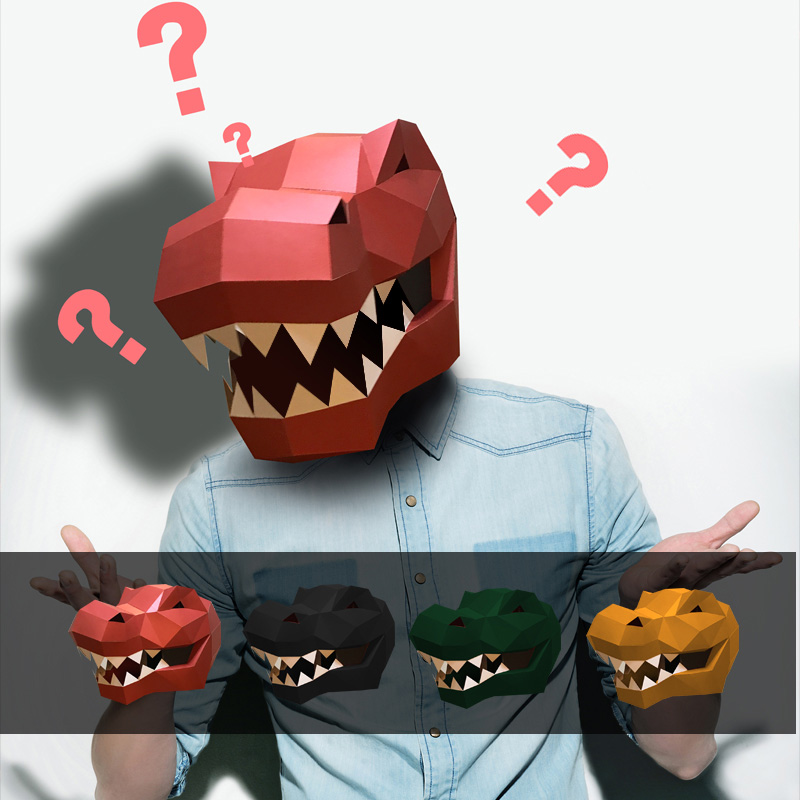 Tyrannosaurus Rex hayvan maske - Art Craft Cardboard incelemesi ve fiyatı